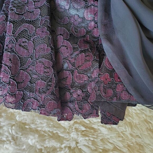 Vintage Tadashi Black Mini Dress Size 4 Strapless Y2K  Coquette Prom - Picture 14 of 14